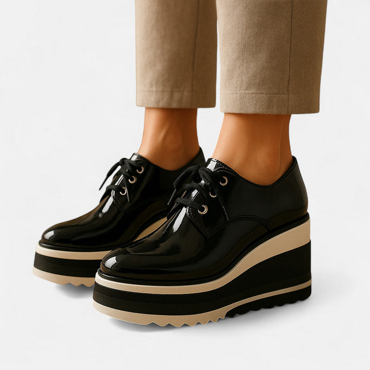 Chiara Derby Orthopédique à Semelle Élevée