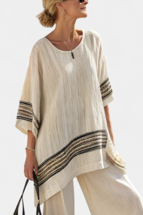 Hélène | Ensemble en lin naturel et confortable