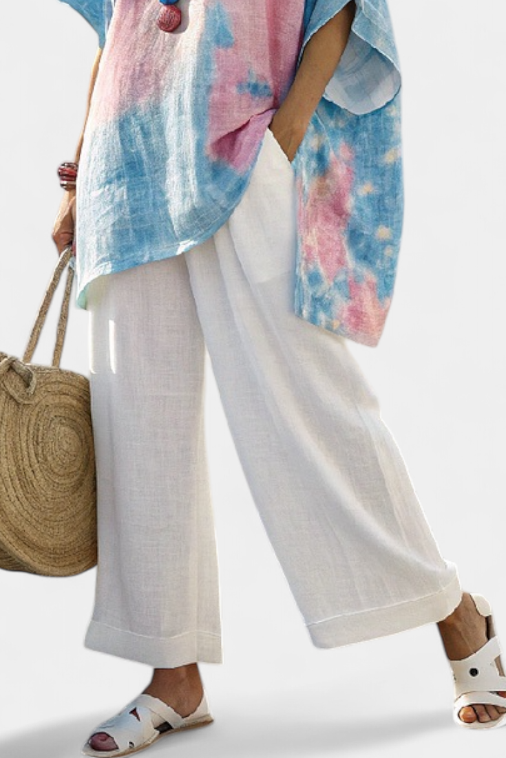 Vantrè | Ensemble en lin doux aquarelle