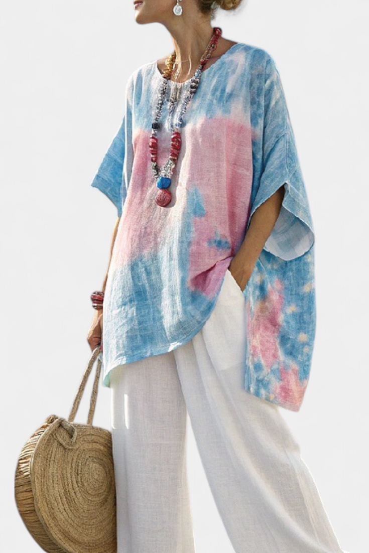 Vantrè | Ensemble en lin doux aquarelle