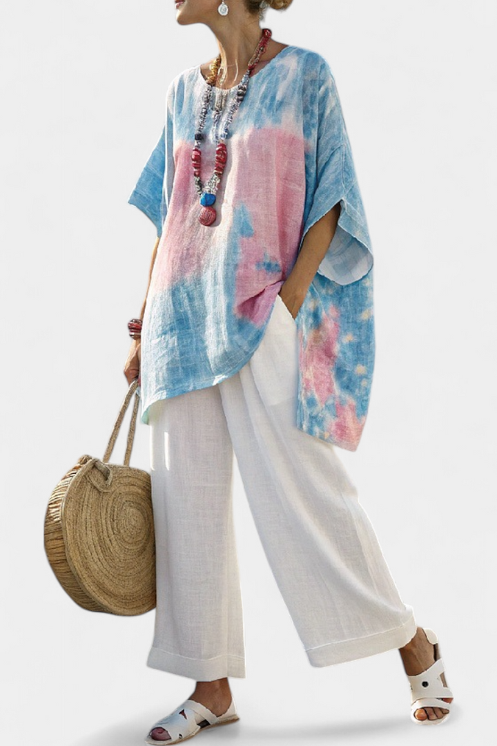 Vantrè | Ensemble en lin doux aquarelle