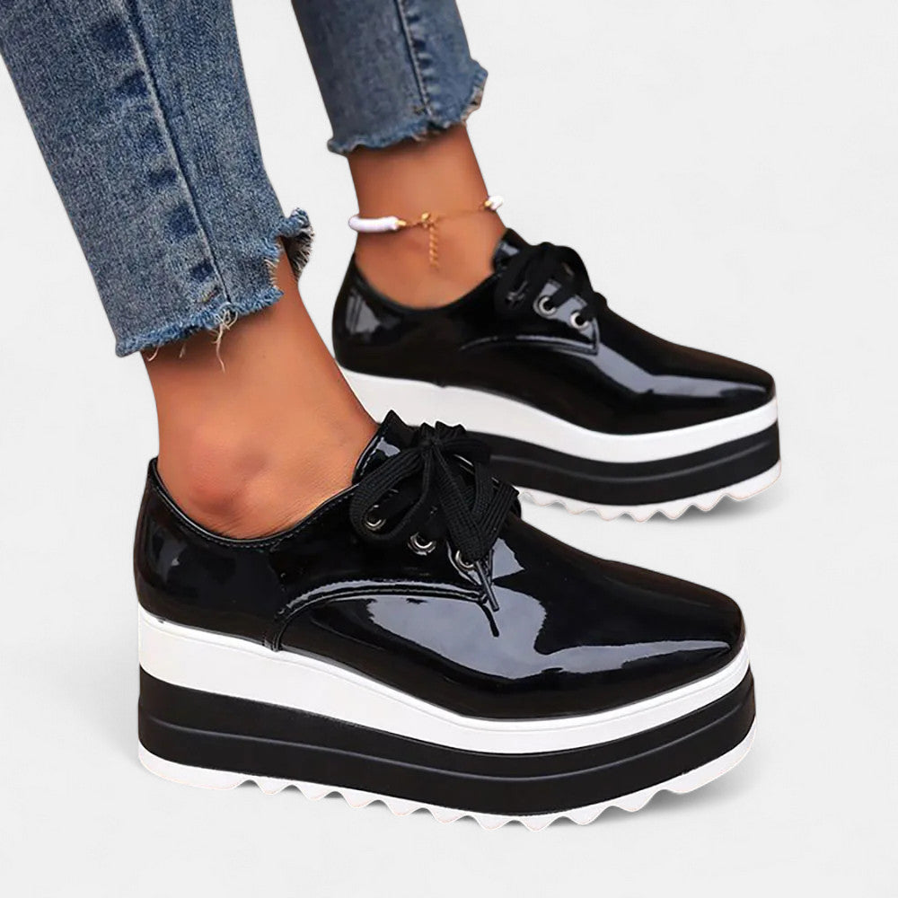 Chiara Derby Orthopédique à Semelle Élevée