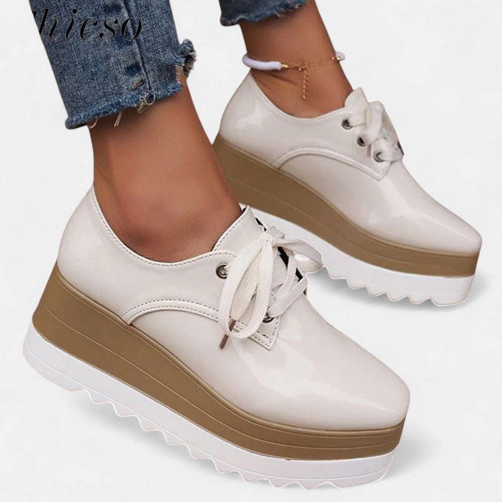 Chiara Derby Orthopédique à Semelle Élevée